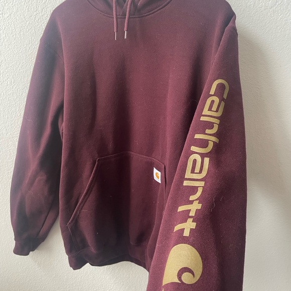 Carhartt Men's Burgundy Crewneck Sweater - Picture 1 of 4